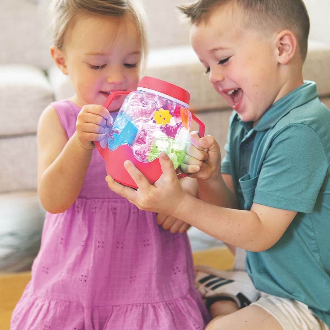 glo pals sensorische speelbeker - cozy cloud | GPJARCLOUDGREY | 5