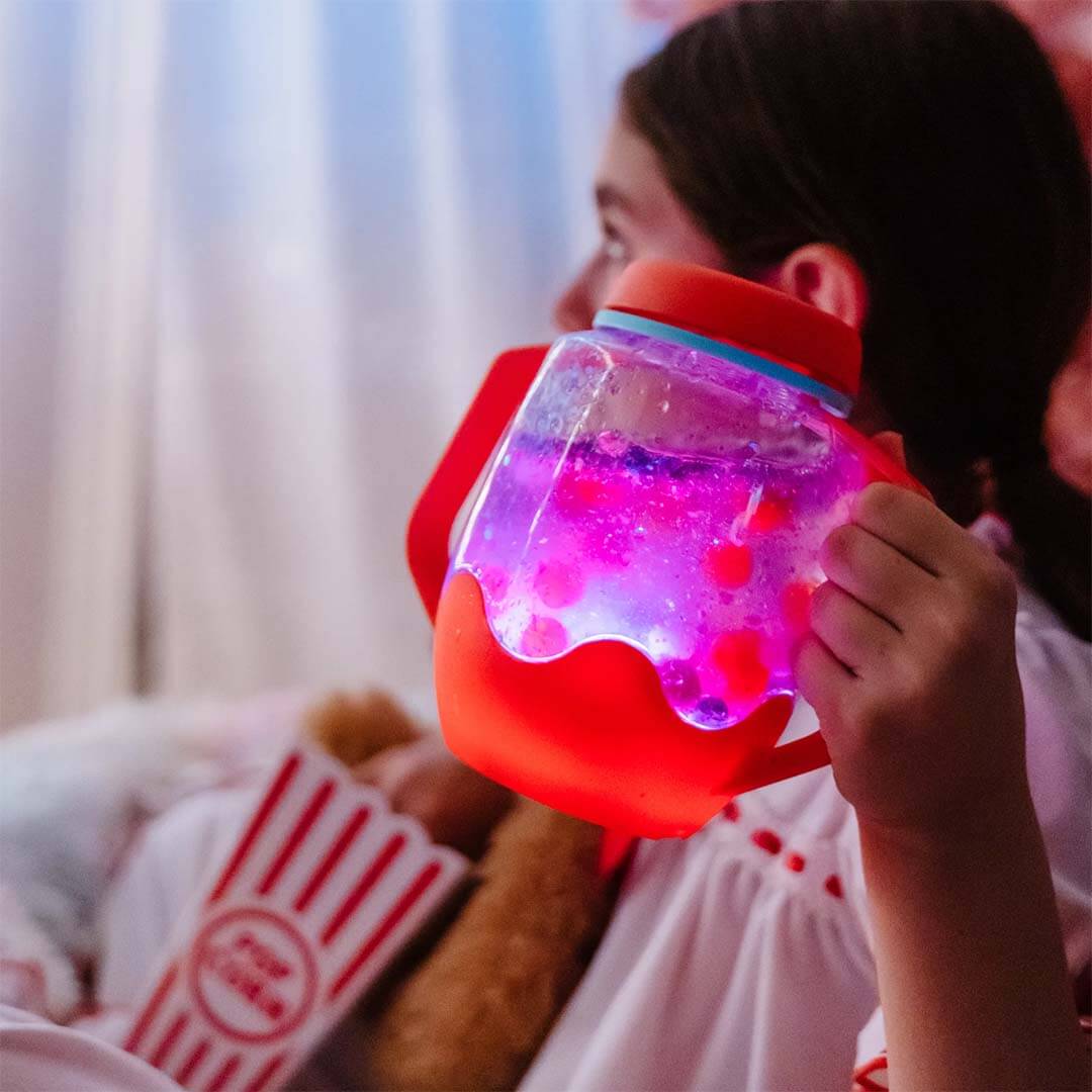 glo pals sensorische speelbeker - ladybug | GPJARCORAL | 1