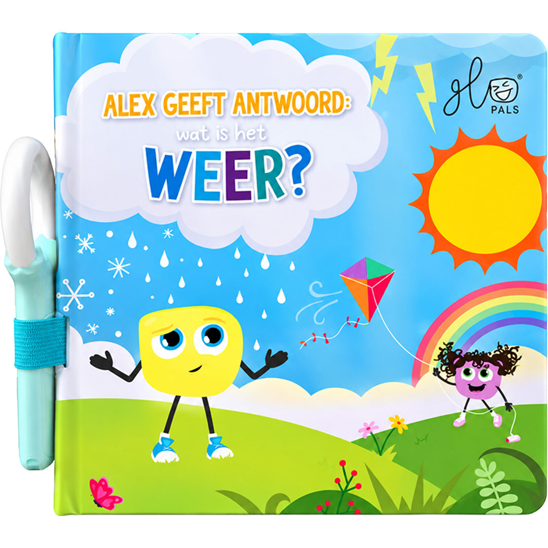 glo pals lichtboek alex geeft anwoord: wat is het weer? | GPBKWEATHER-Book | 
