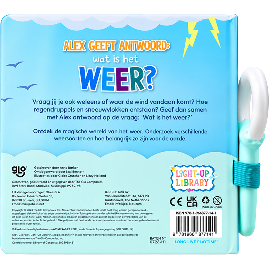 glo pals lichtboek alex geeft anwoord: wat is het weer? | GPBKWEATHER-Book | 6