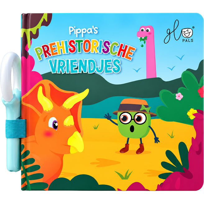 glo pals lichtboek pippa's prehistorische vriendjes | GPBKDINO-Book | 
