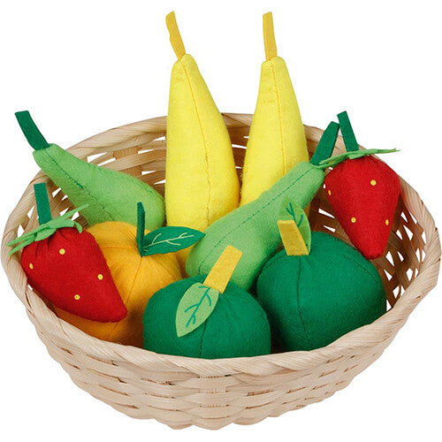 goki fruitmandje met fruit - 10-delig  | GK51512 | 0