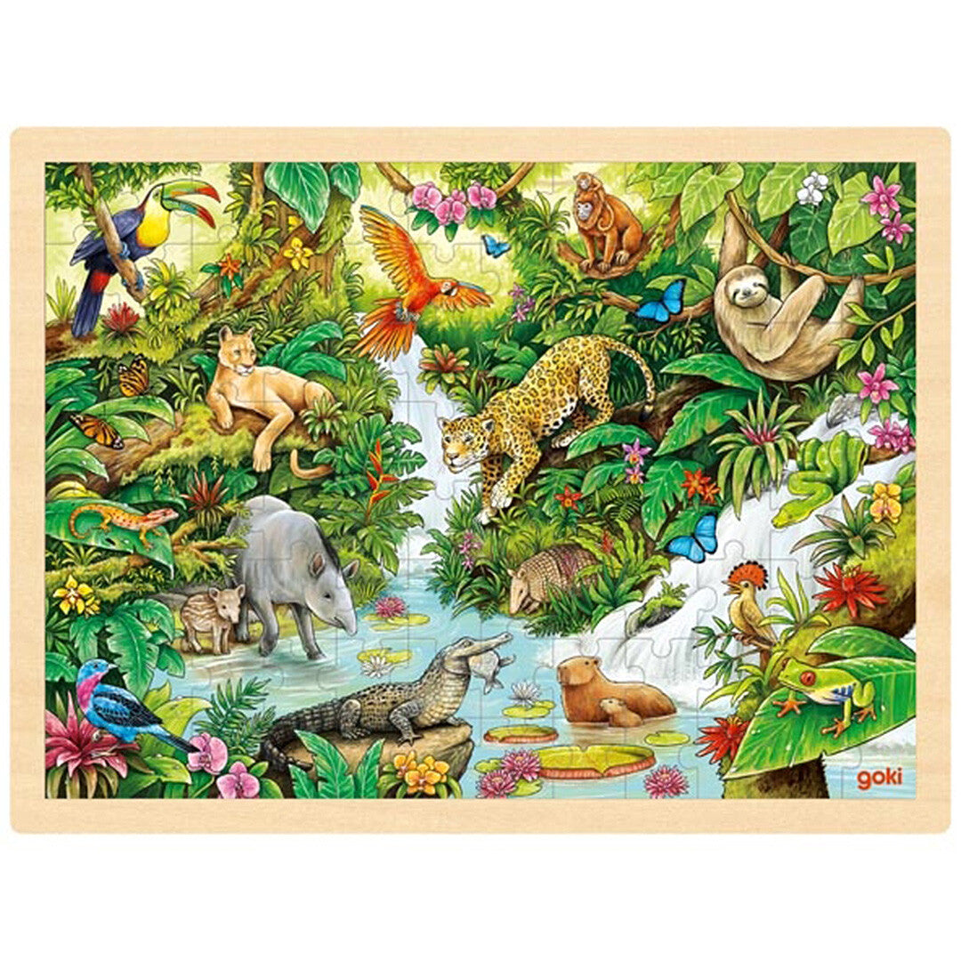 goki puzzel in de jungle - 96st | GK57329 | 0