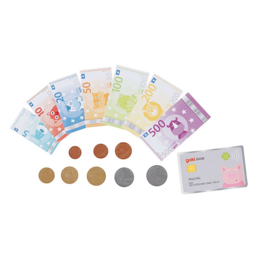 goki speelgeld met creditcard - 117-delig | GK51497 | 0
