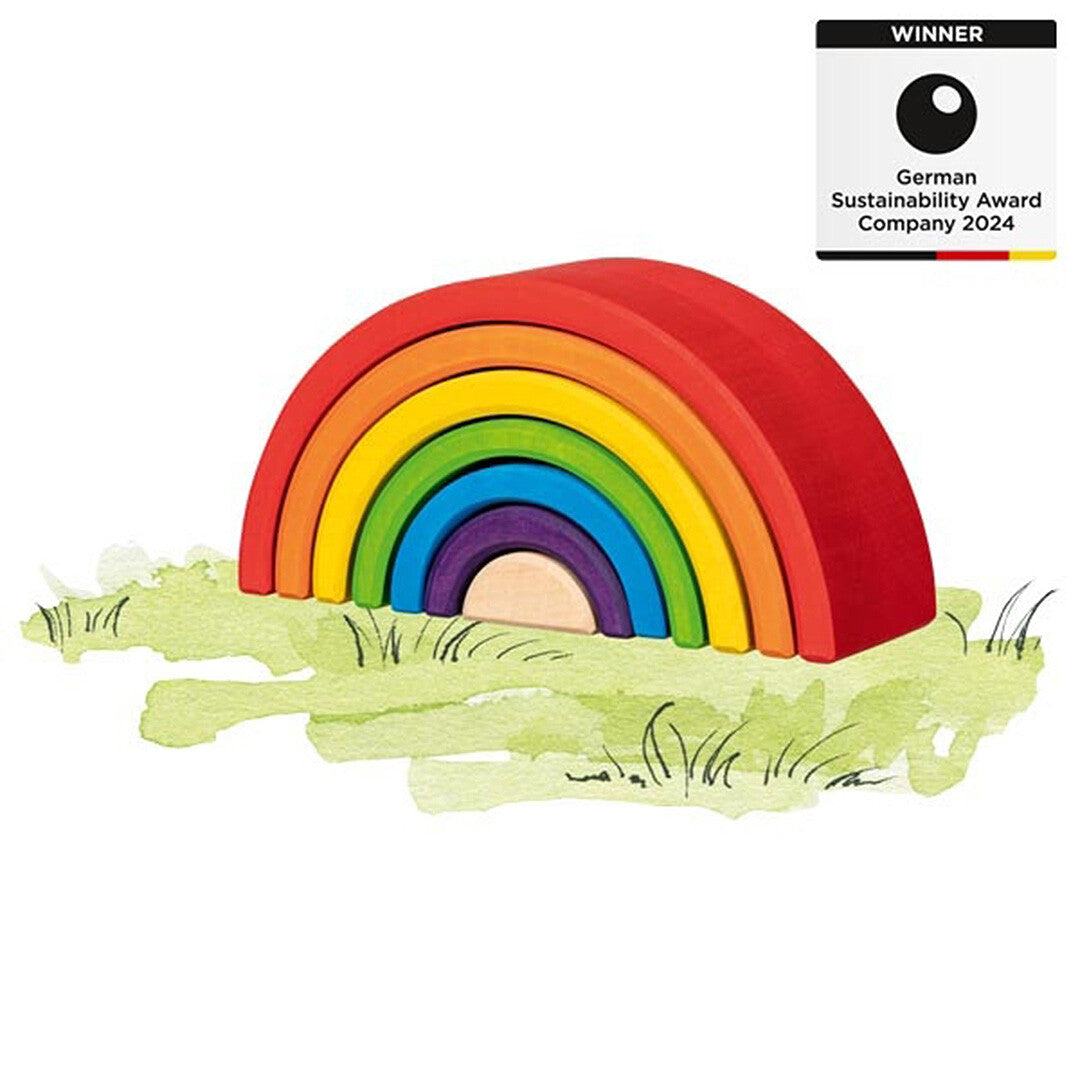 goki stapeltoren regenboog - 7 bogen | GK58479 | 5