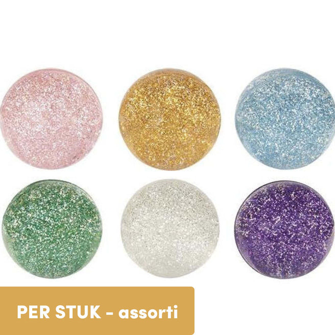 goki stuiterbal glitters - assorti | GK16087 | 0