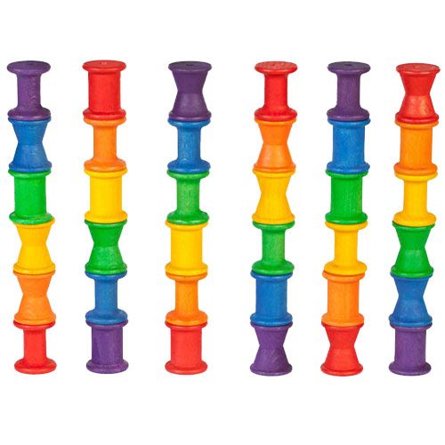 grapat houten rollers (36st) | 15-104 | 0