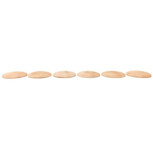 grapat houten schijfjes - naturel (6st) | 18-184 | 1