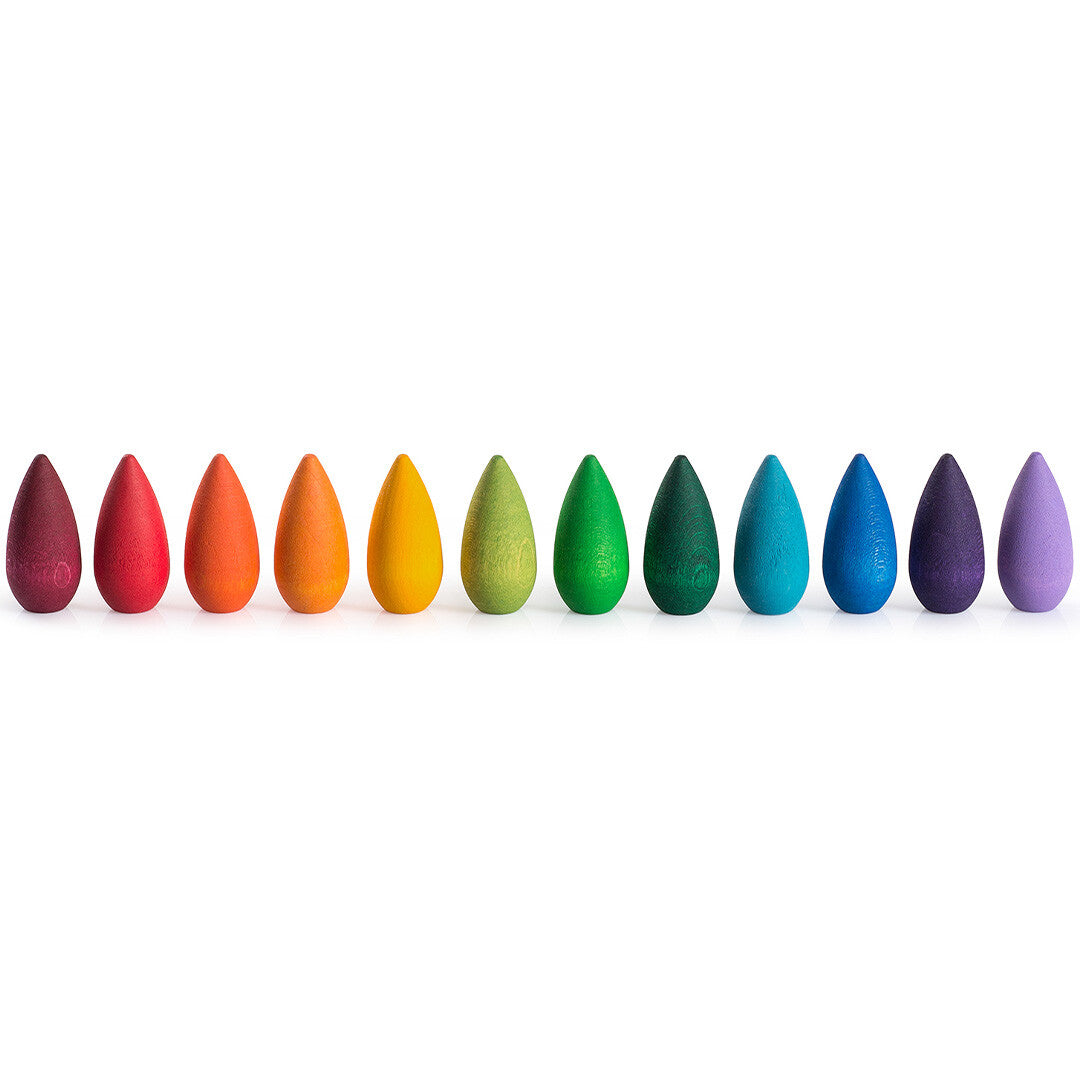 grapat sneeuwvlokken regenboog - 36st | 24-262 | 3