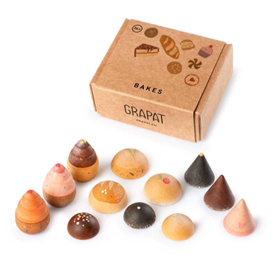 grapat houten bakwaren - 12st | 26-288 | 1