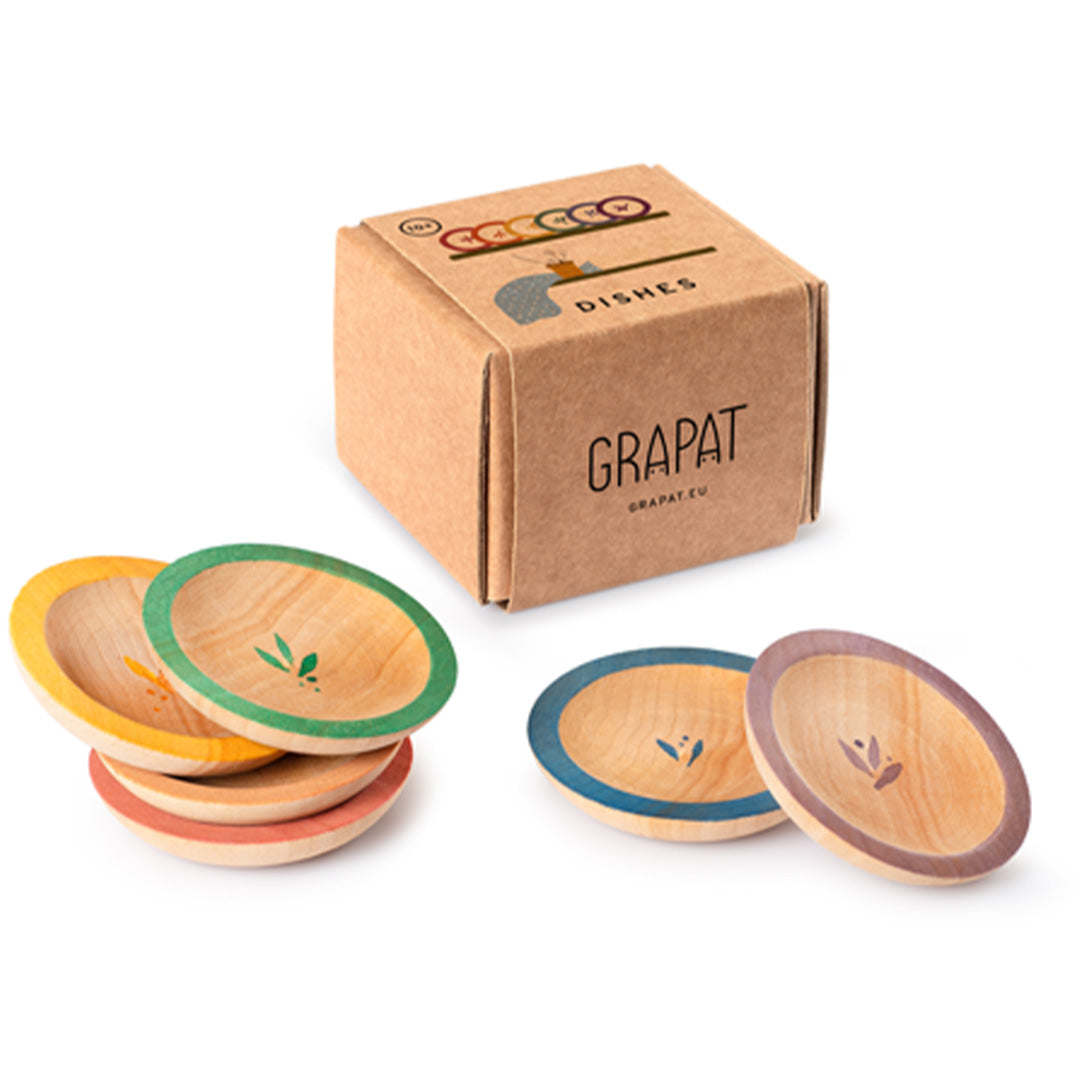 grapat houten borden - 6st | 26-289 | 1