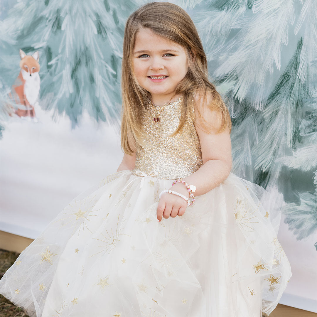 great pretenders feestjurk golden glam - 2-4 jaar | 30053 | 1
