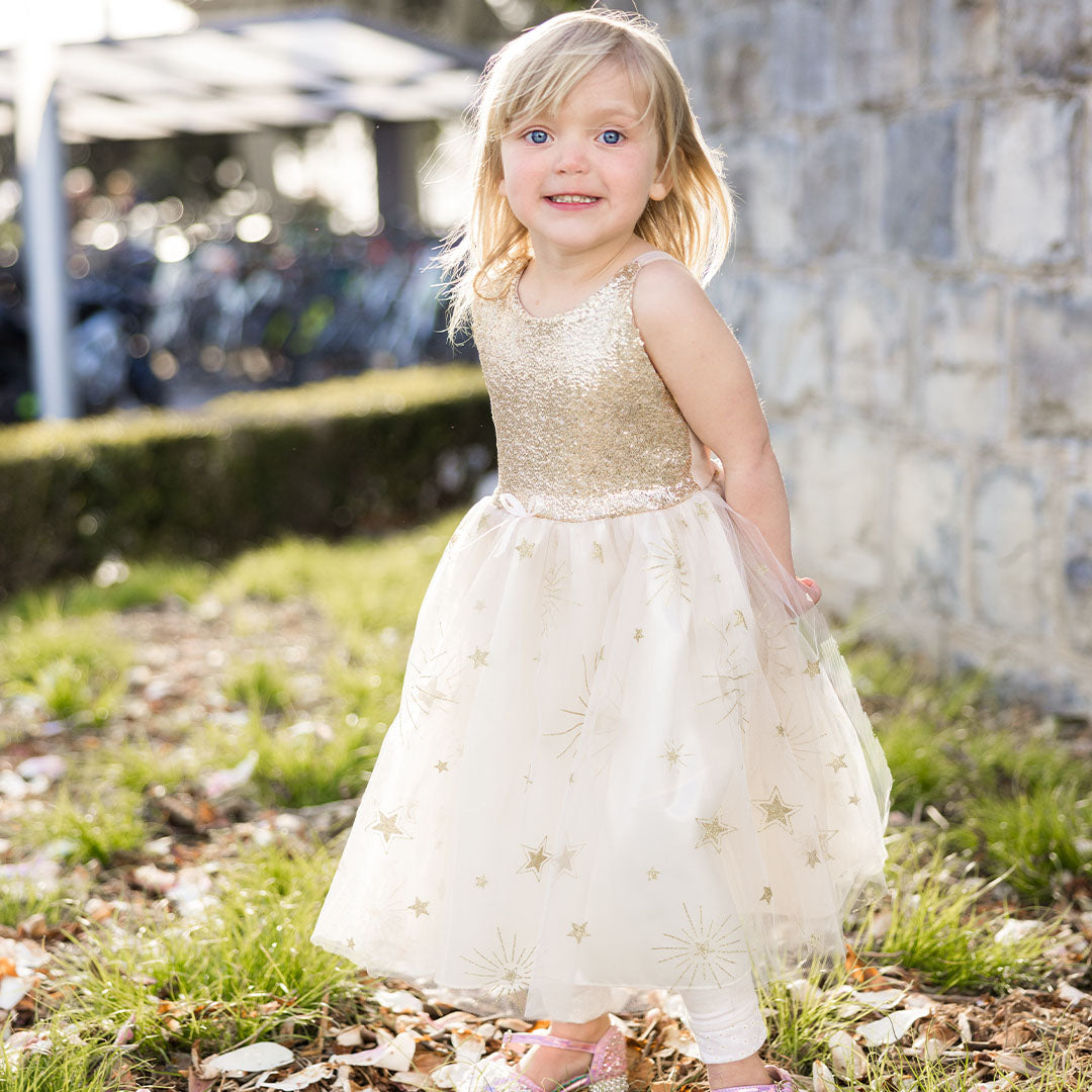 great pretenders feestjurk golden glam - 2-4 jaar | 30053 | 4