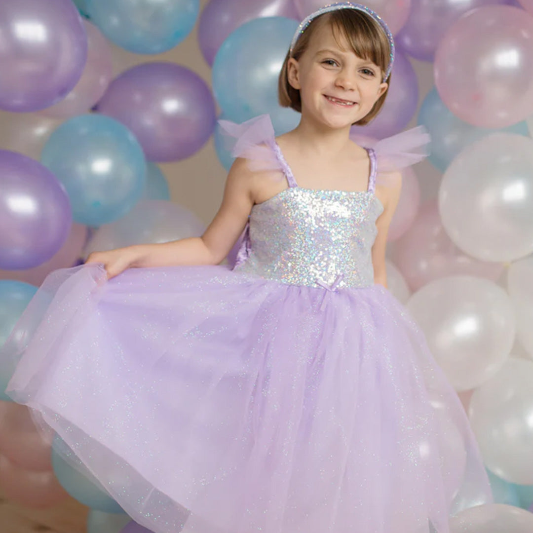 great pretenders feestjurk pailletten paars - 2-4 jaar | 32333 | 1