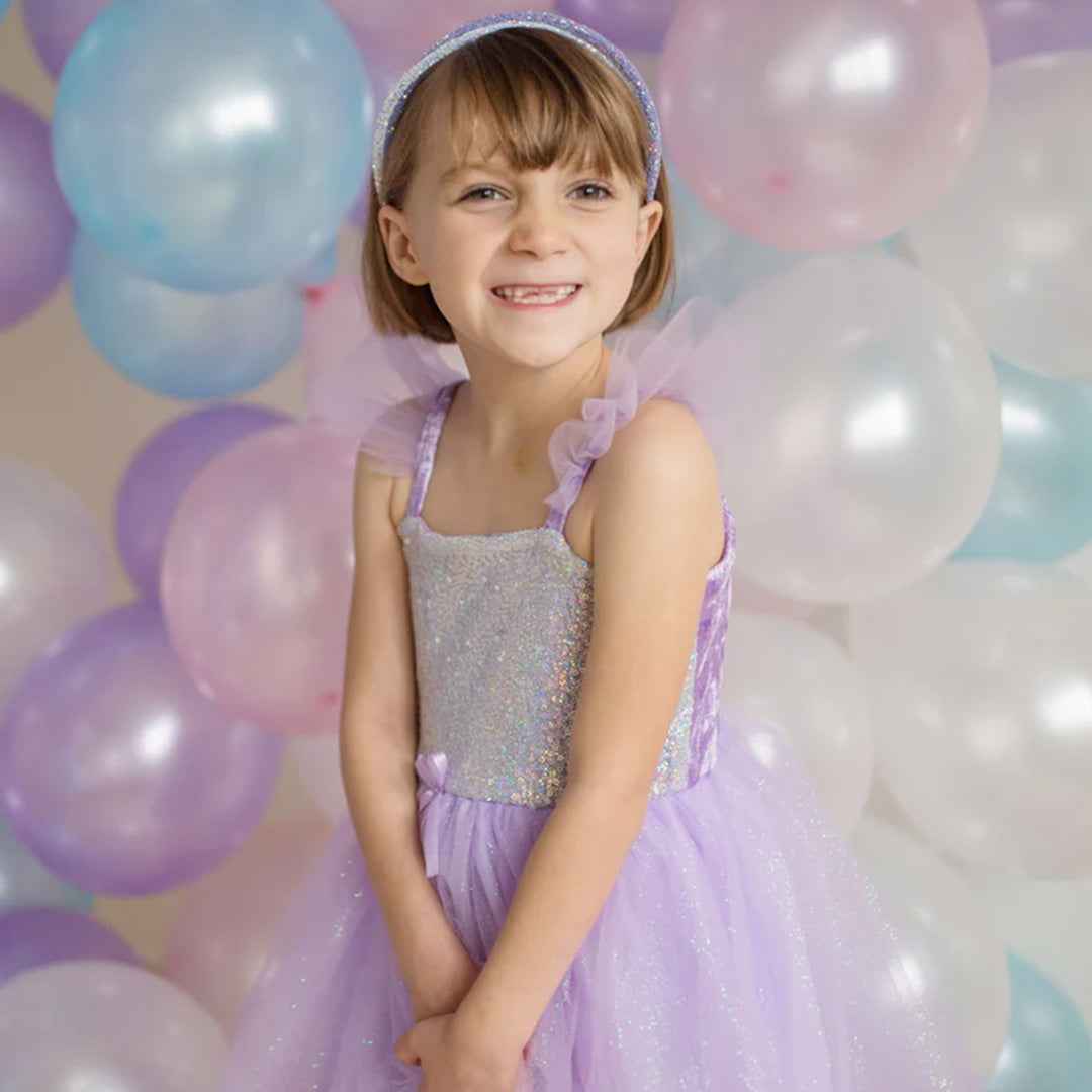 great pretenders feestjurk pailletten paars - 4-6 jaar | 32335 | 1