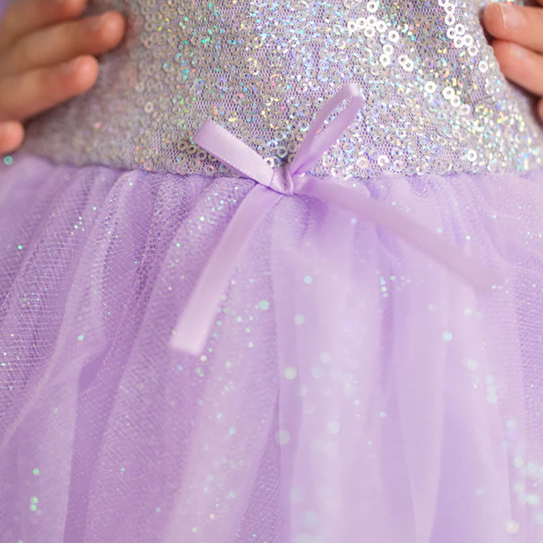 great pretenders feestjurk pailletten paars - 4-6 jaar | 32335 | 3