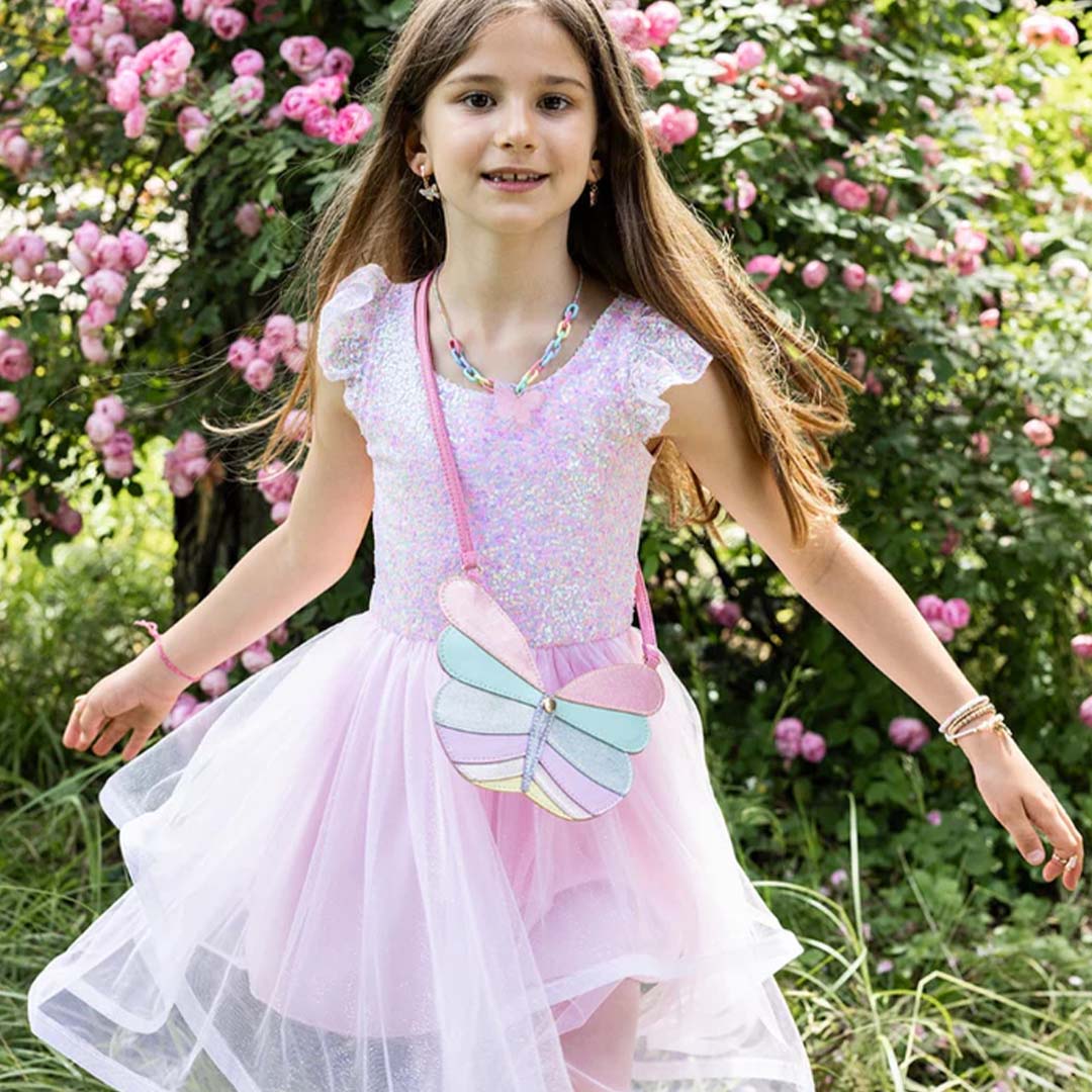 great pretenders feestjurk pailletten roze - 4-6 jaar | 32215 | 1