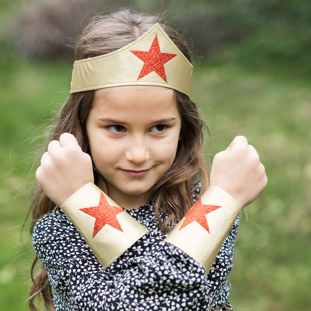 great pretenders hoofdband superheldin met polsbandjes | 11170 | 1