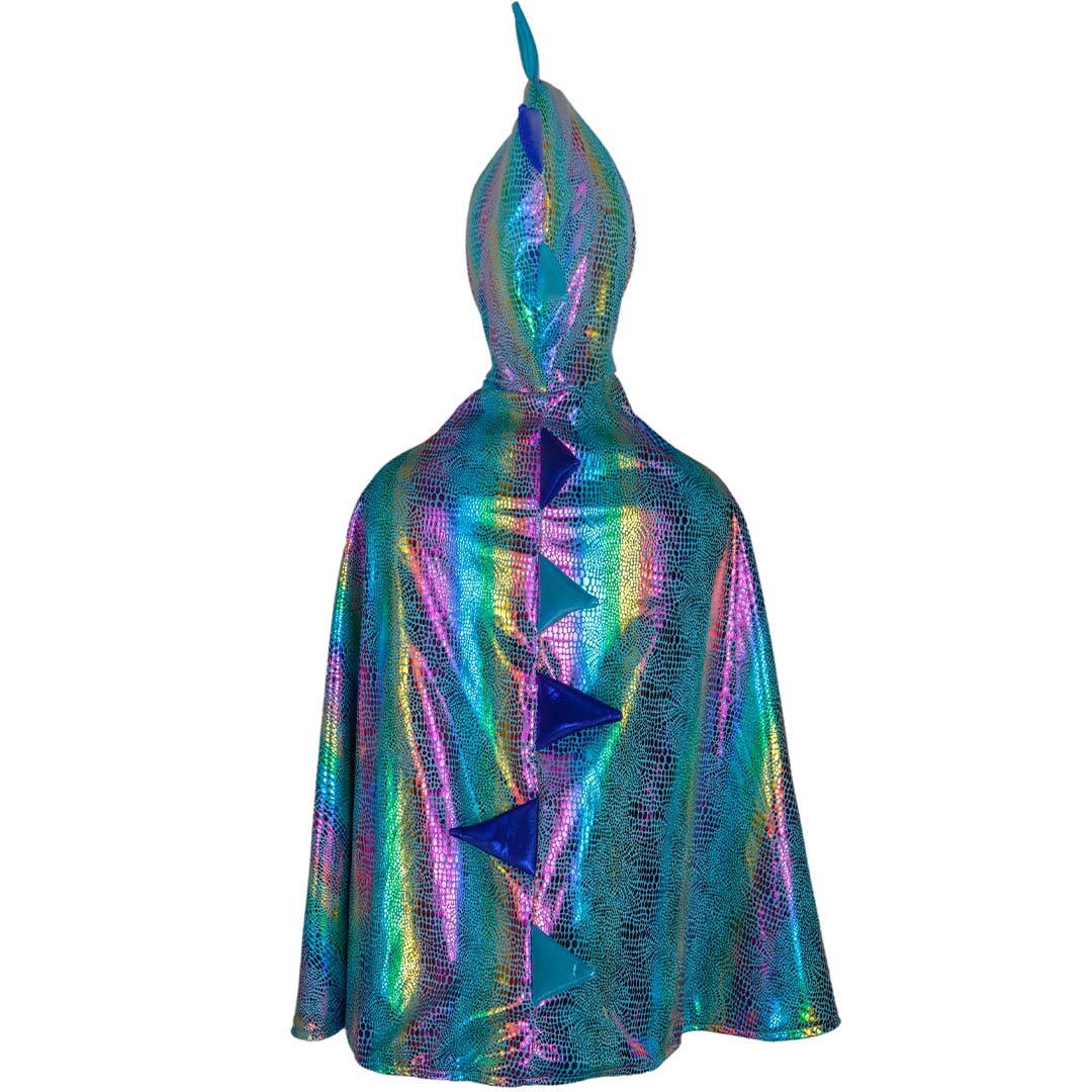 great pretenders omkeerbare verkleedcape eenhoorn en draak blauw - 4-6 jaar | 52185 | 0