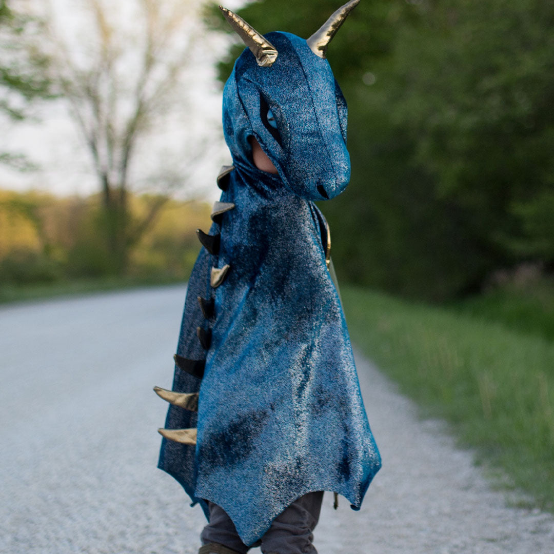 great pretenders verkleedcape dino starry night - 5-6 jaar | 57205 | 1