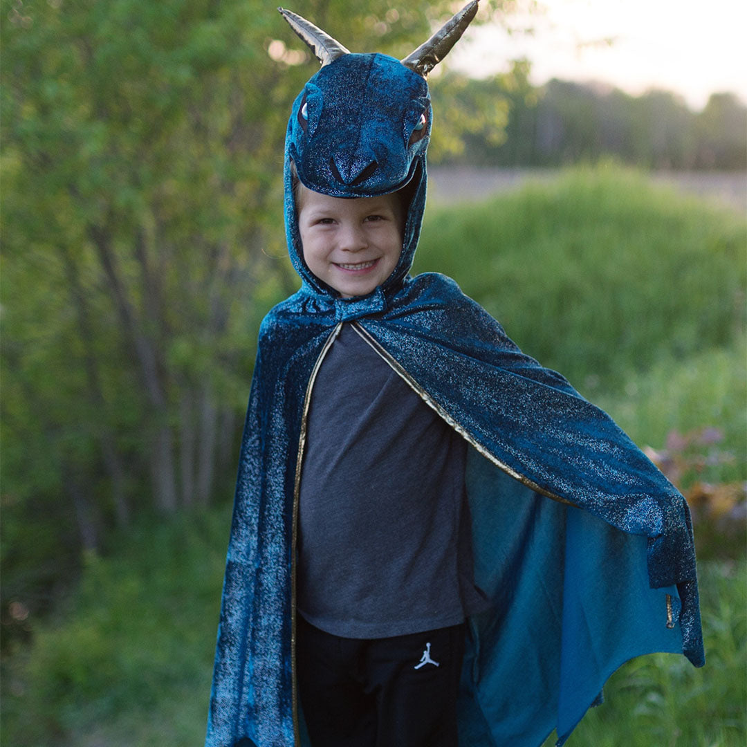 great pretenders verkleedcape dino starry night - 5-6 jaar | 57205 | 3