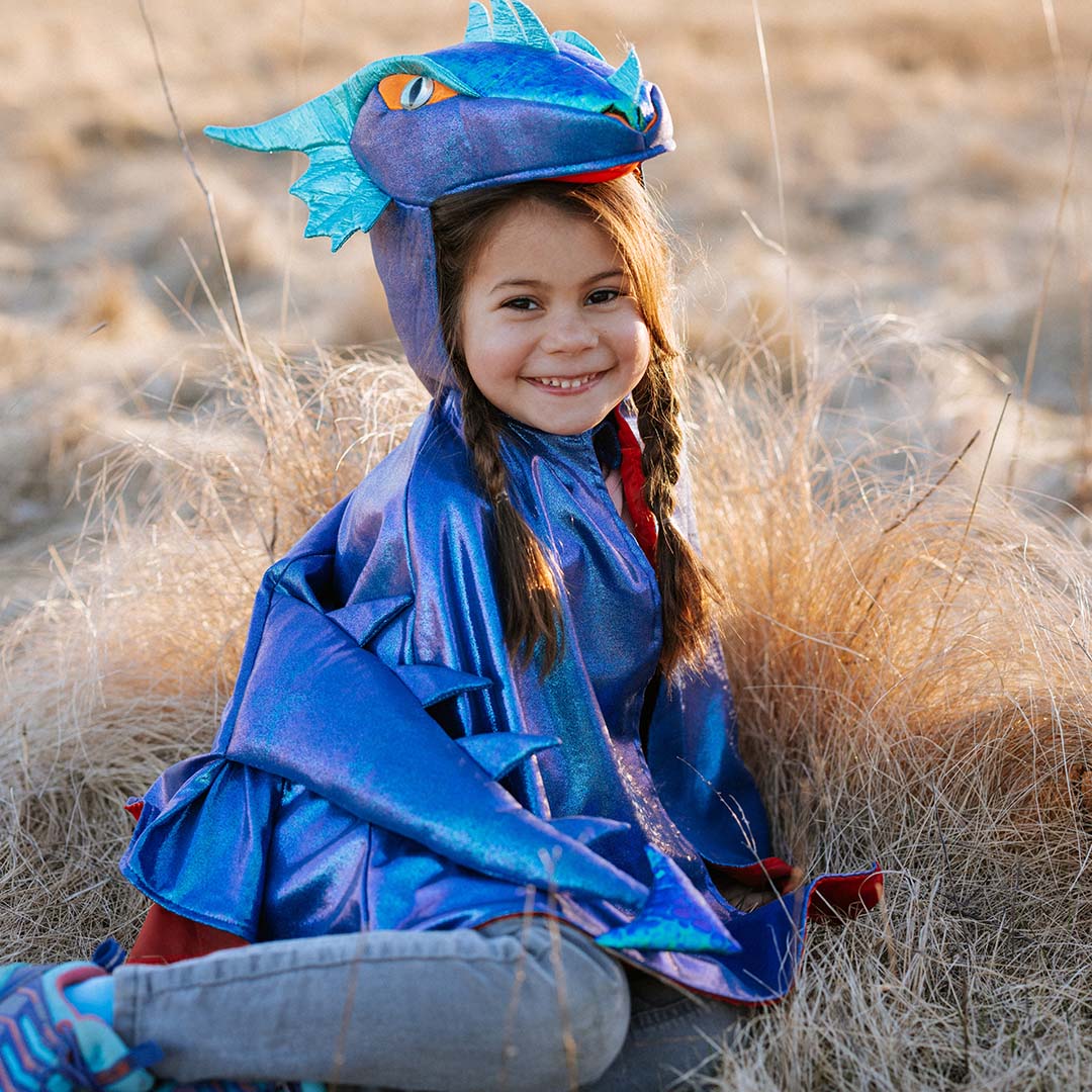 great pretenders verkleedcape draak azure - 2-4 jaar | 57183 | 1
