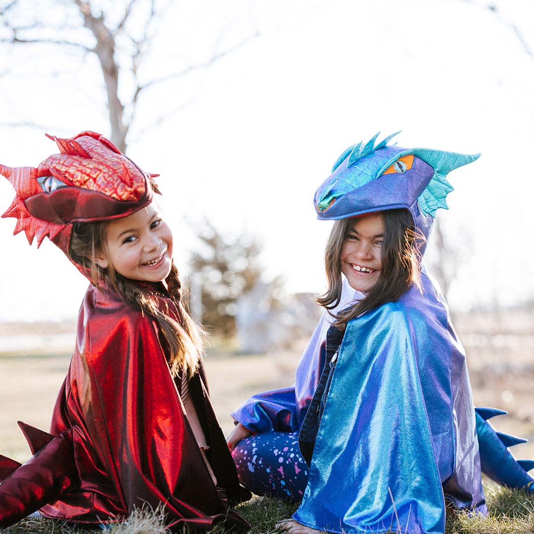 great pretenders verkleedcape draak azure - 2-4 jaar | 57183 | 2