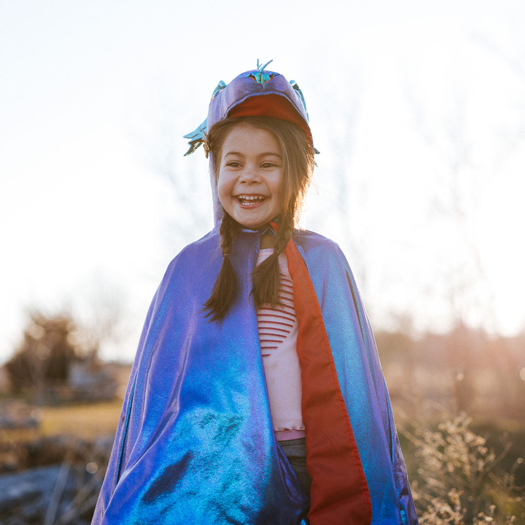 great pretenders verkleedcape draak azure - 2-4 jaar | 57183 | 4