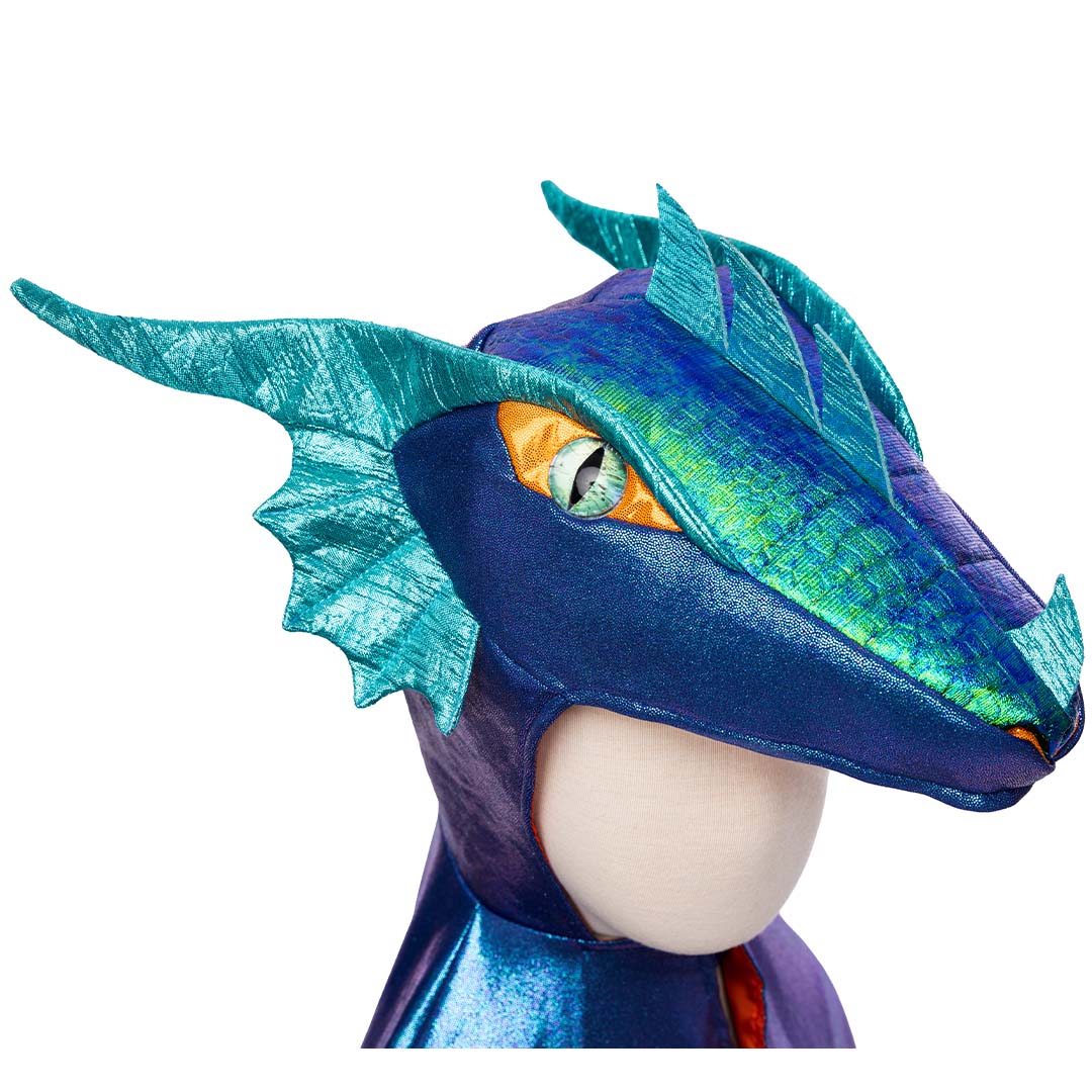 great pretenders verkleedcape draak azure - 2-4 jaar | 57183 | 5