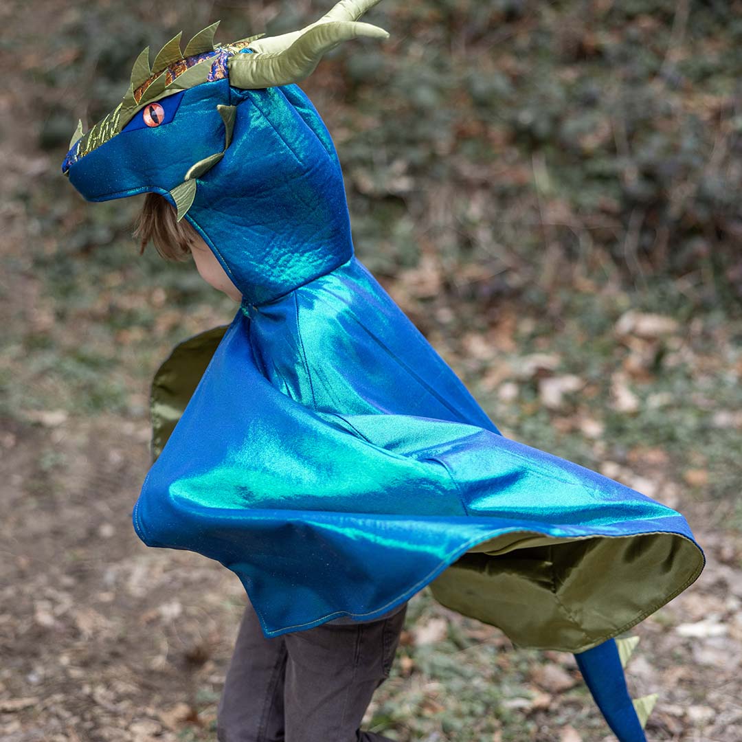 great pretenders verkleedcape draak emerald - 4-6 jaar | 57085 | 5
