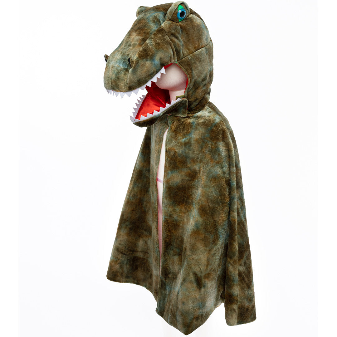 great pretenders verkleedcape met klauwen dino t-rex - 4-6 jaar | 56885 | 0