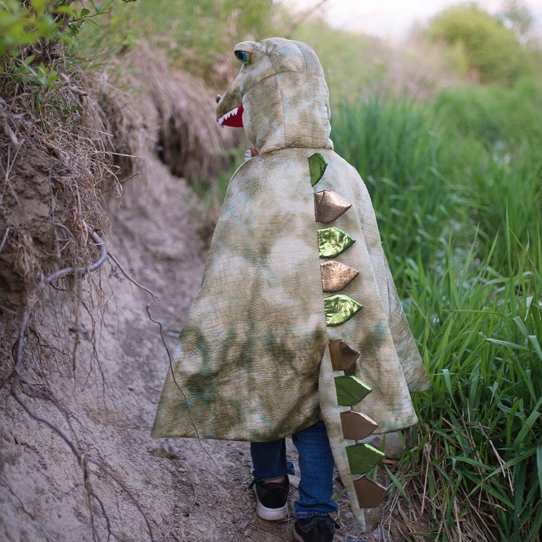 great pretenders verkleedcape met klauwen dino t-rex - 4-6 jaar | 56885 | 5