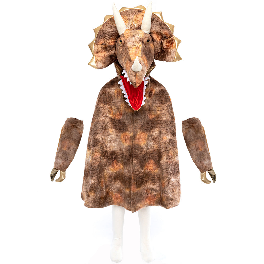 great pretenders verkleedcape met klauwen dino - triceratops  - 4-6 jaar | 56805 | 0