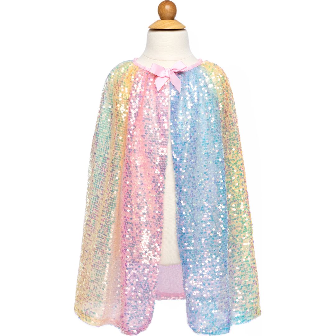 great pretenders verkleedcape ombre sequins - 4-6 jaar  | 51125 | 0