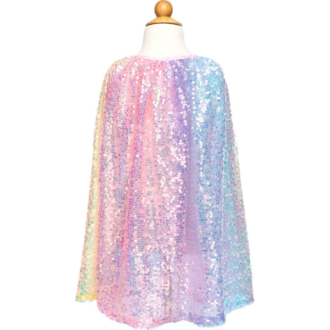 great pretenders verkleedcape ombre sequins - 4-6 jaar  | 51125 | 3