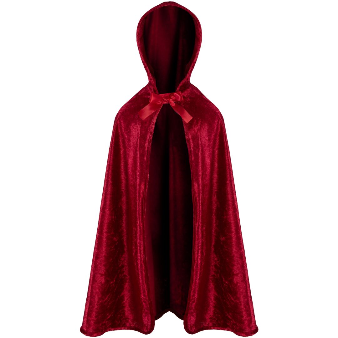 great pretenders verkleedcape roodkapje velvet - 5-6 jaar | 52375 | 0