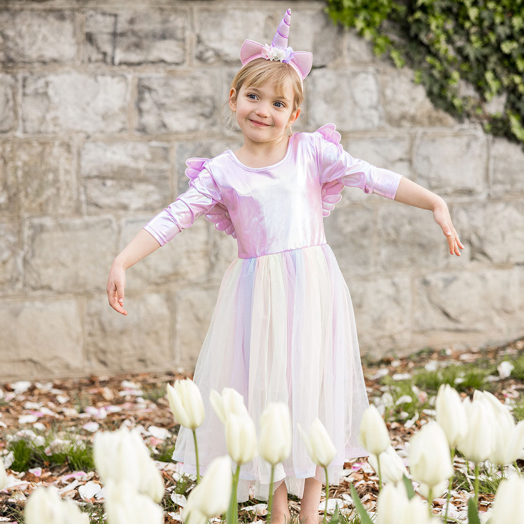 great pretenders verkleedjurk alicorn met diadeem - 4-6 jaar | 31015 | 1