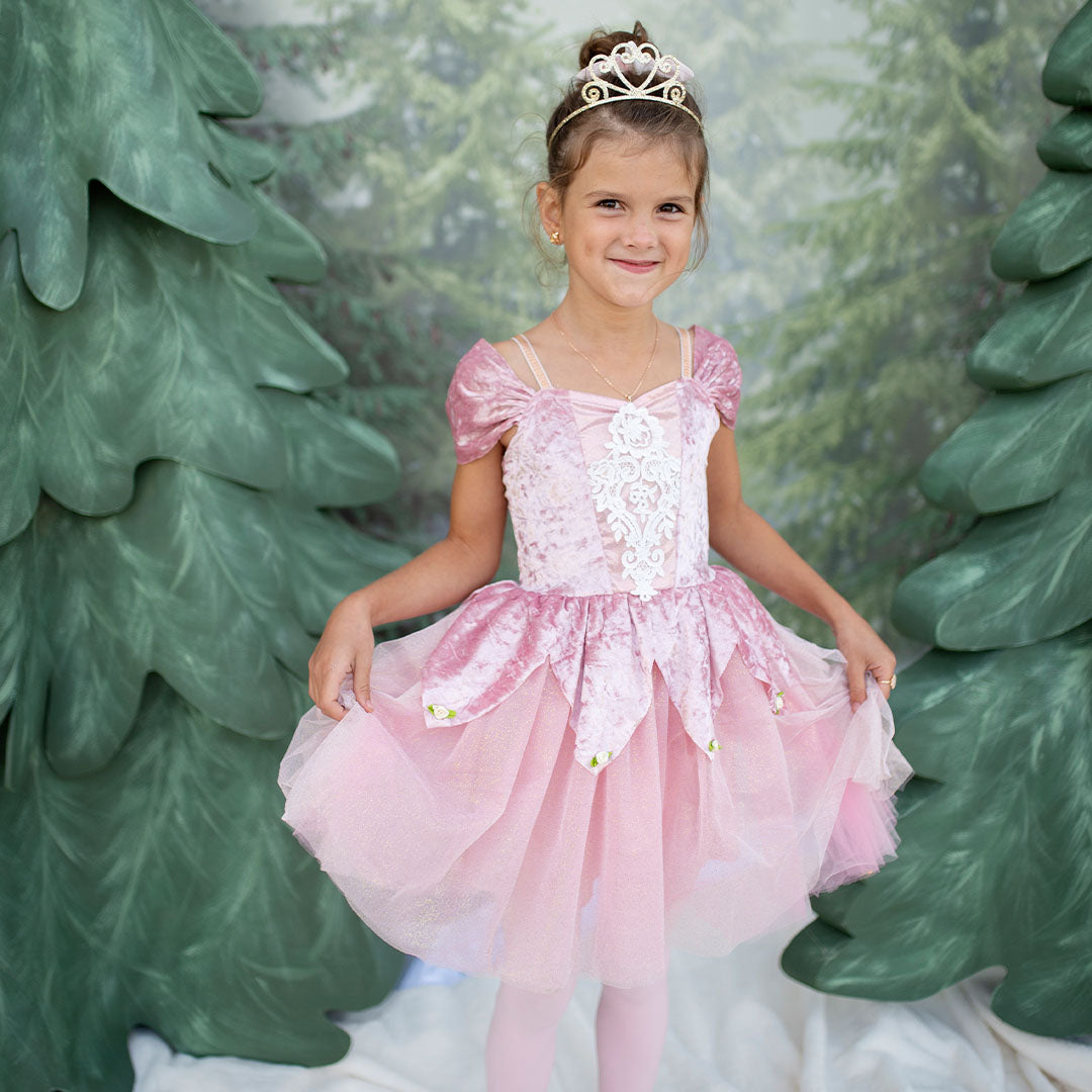great pretenders verkleedjurk dusty rose - 2-4 jaar | 30923 | 1