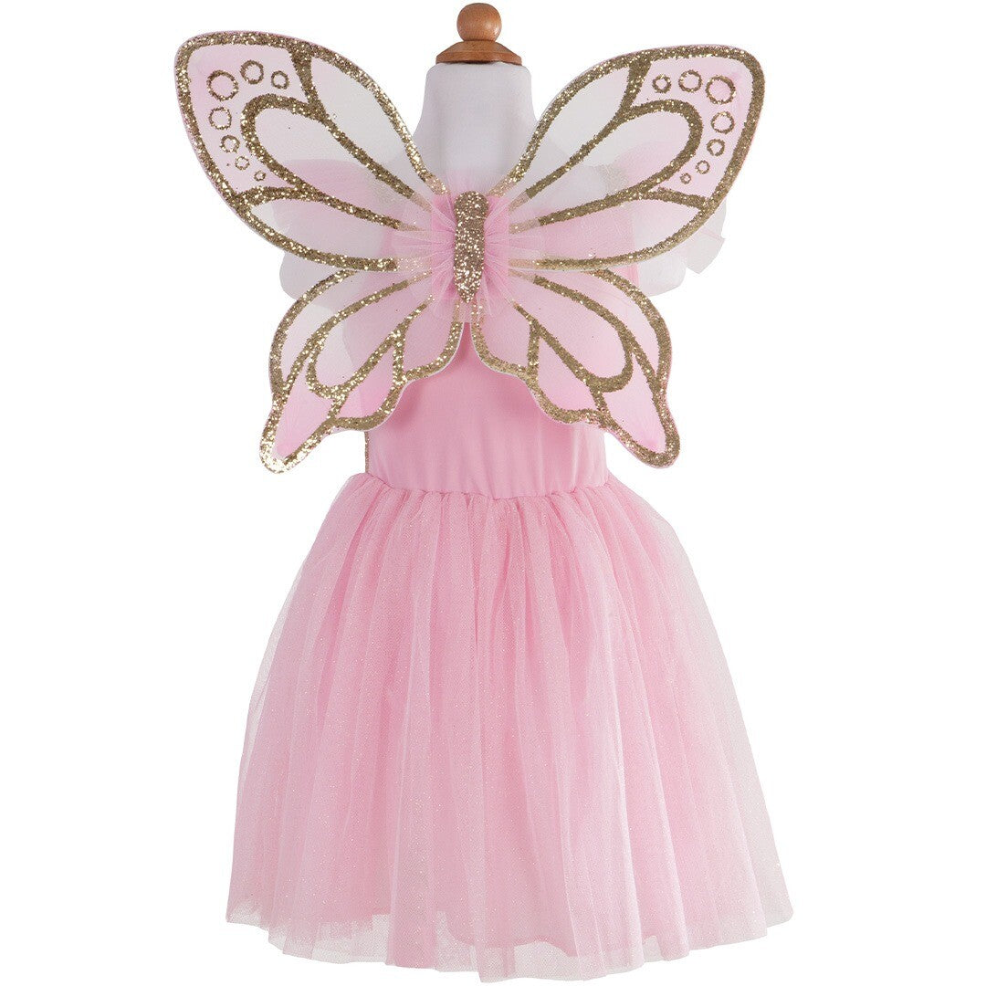 great pretenders verkleedjurk vlinder met vleugels - 4-6 jaar | 32325 | 3