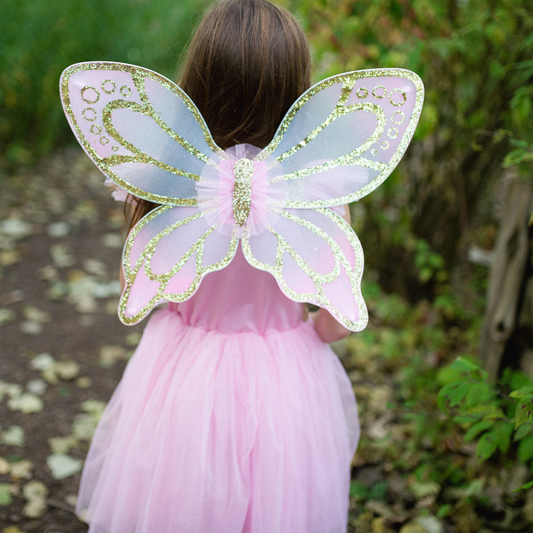 great pretenders verkleedjurk vlinder met vleugels - 4-6 jaar | 32325 | 4