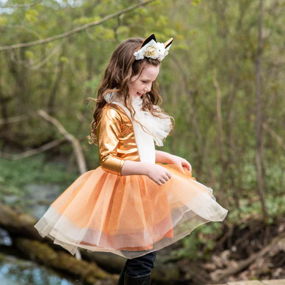 great pretenders verkleedjurk vos met diadeem - 2-4 jaar | 31673 | 5