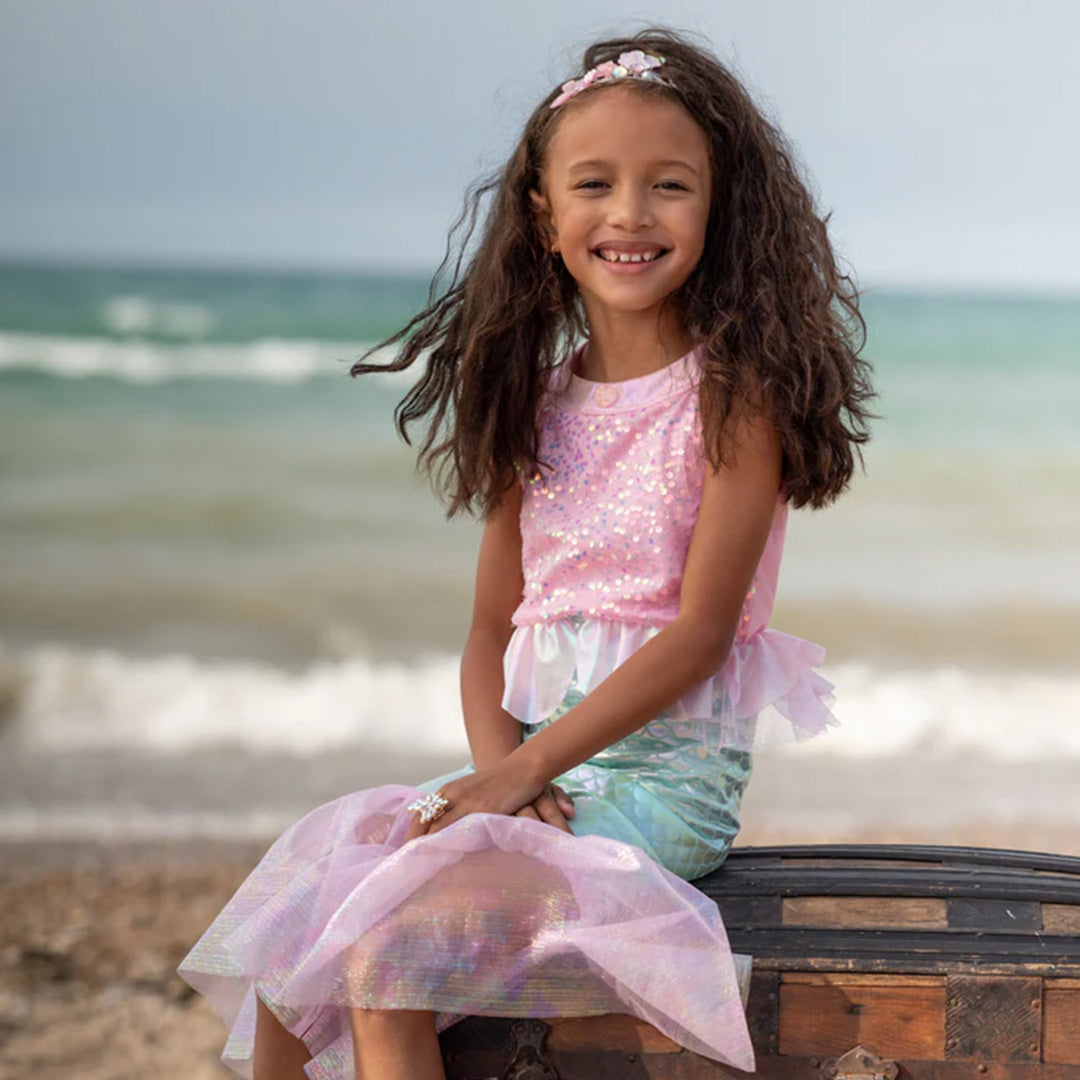 great pretenders verkleedjurk zeemeermin misty roze - 2-4 jaar | 37023 | 2