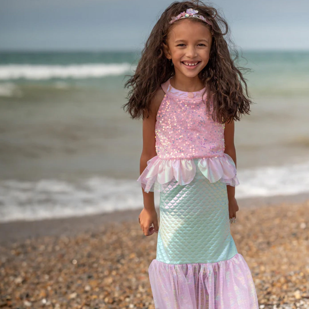 great pretenders verkleedjurk zeemeermin misty roze - 4-6 jaar | 37025 | 2