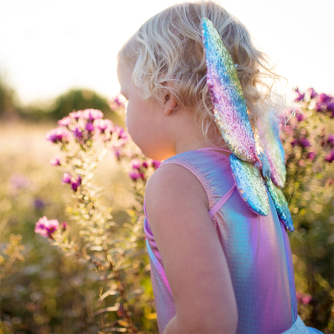 great pretenders verkleedrok met vleugels en toverstaf - 4-6 jaar | 42925 | 5