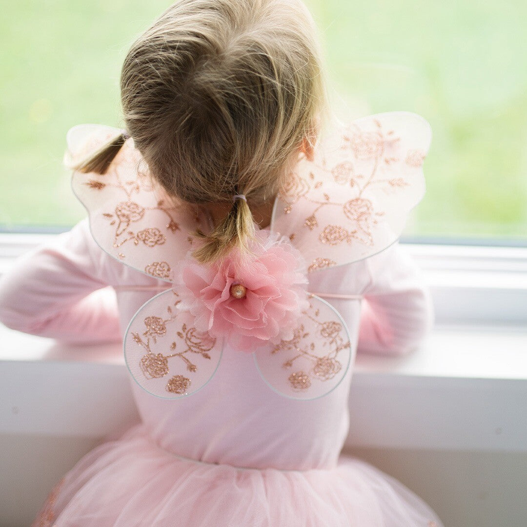 great pretenders verkleedrok met vleugels rose gold - 4-6 jaar | 44115 | 3