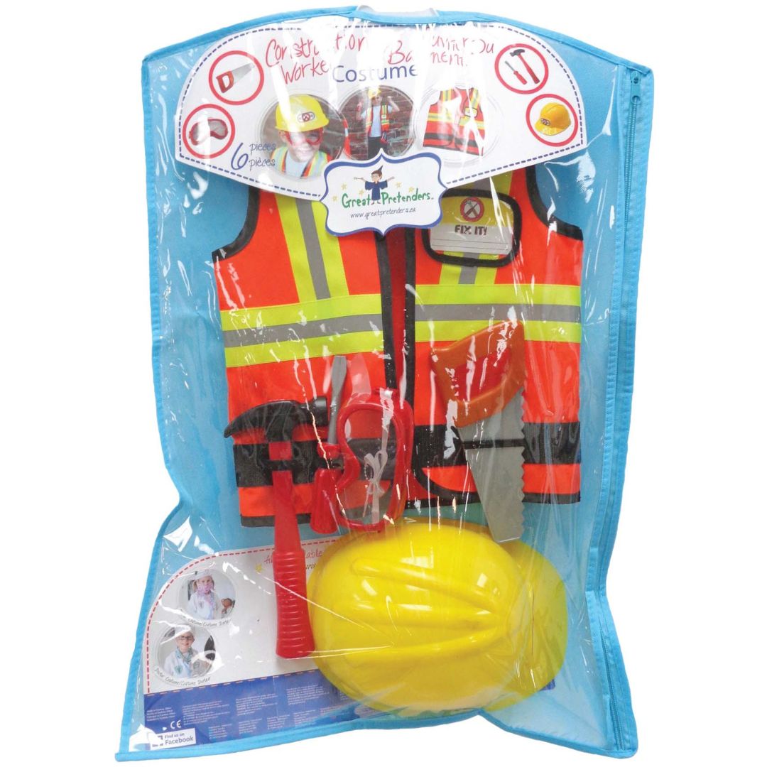 great pretenders verkleedset bouwvakker - 5-6 jaar | 81505 | 5