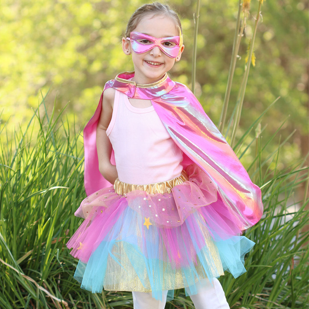 great pretenders verkleedset super-duper - pink gold - 4-6 jaar | 67855 | 1