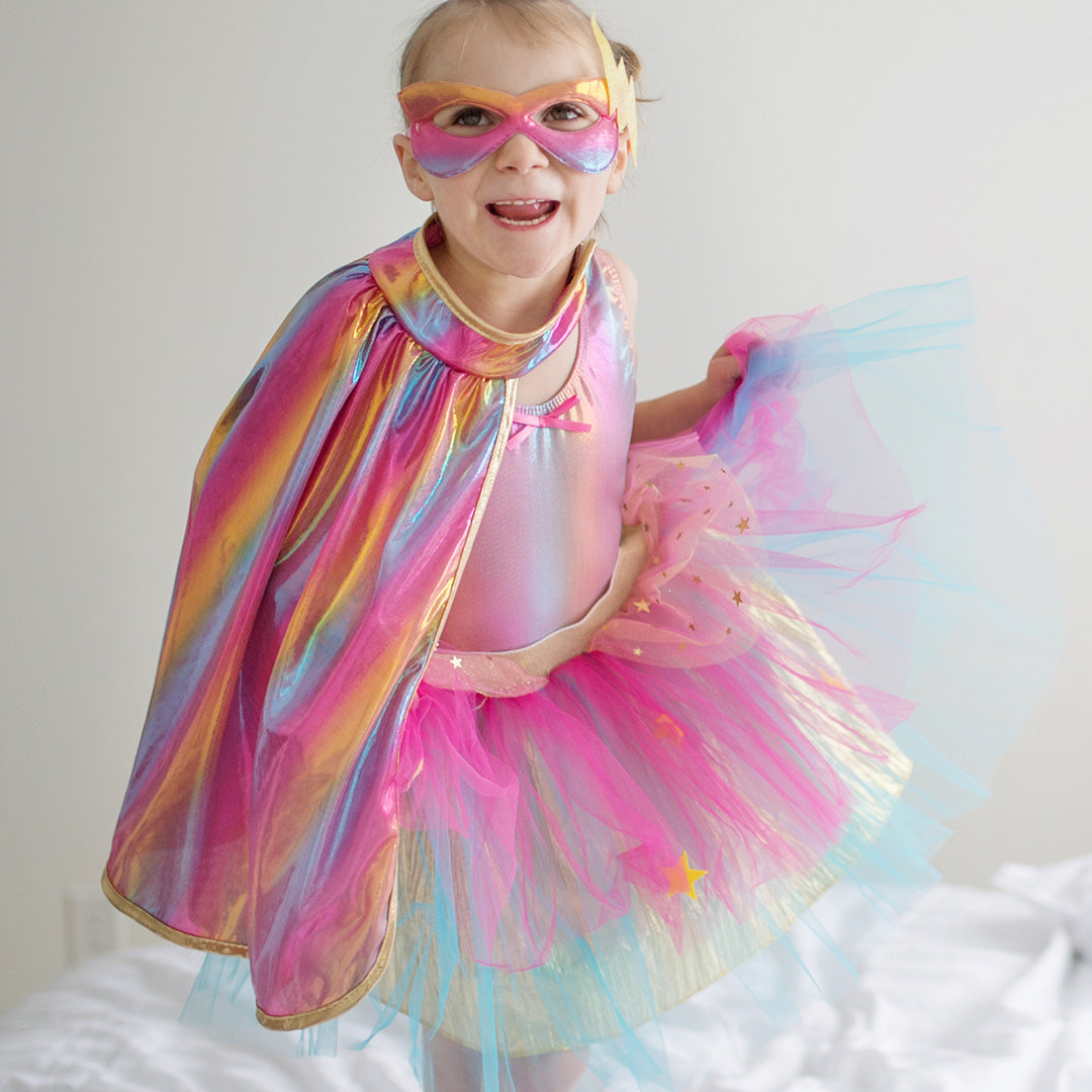great pretenders verkleedset super-duper - pink gold - 4-6 jaar | 67855 | 2