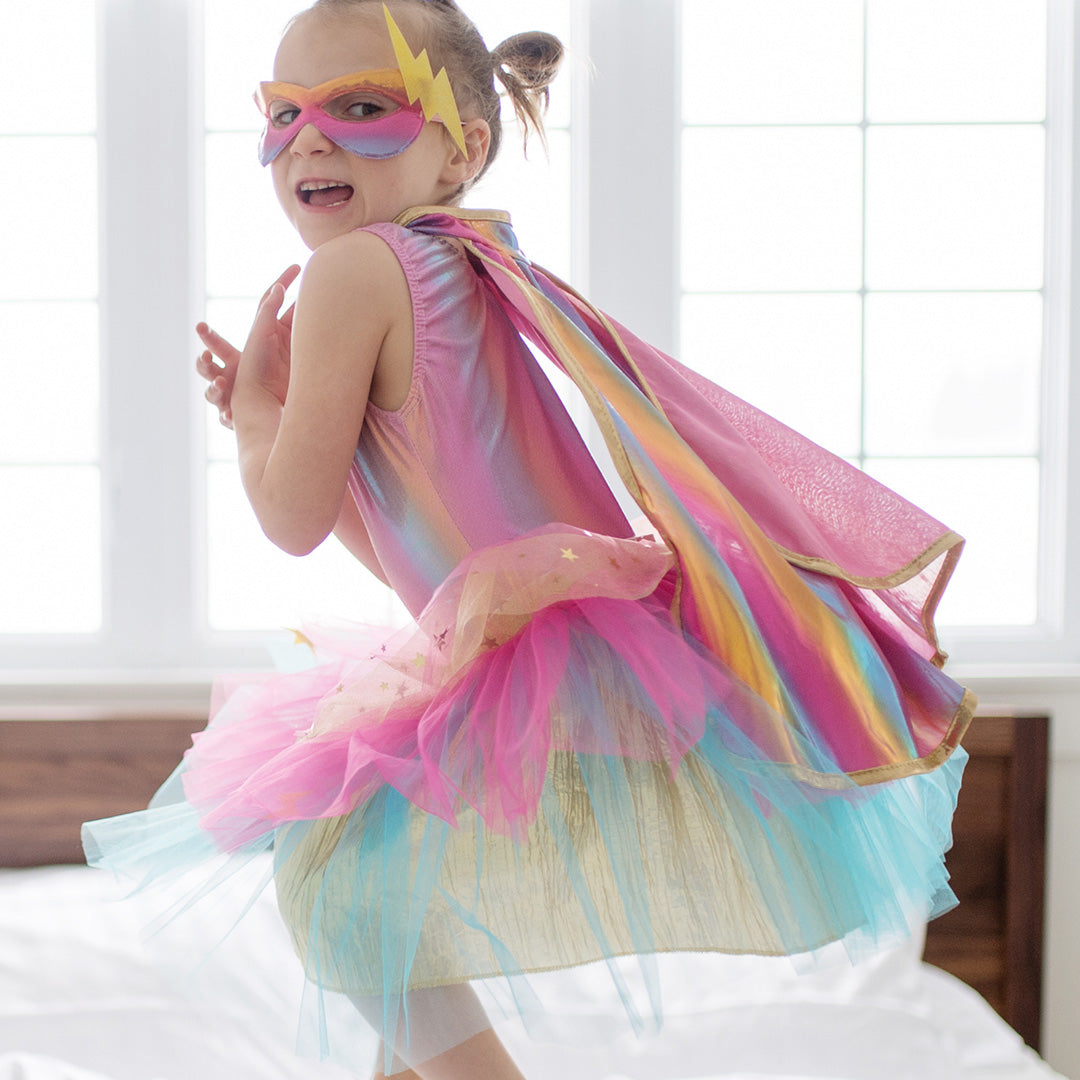 great pretenders verkleedset super-duper - pink gold - 4-6 jaar | 67855 | 3