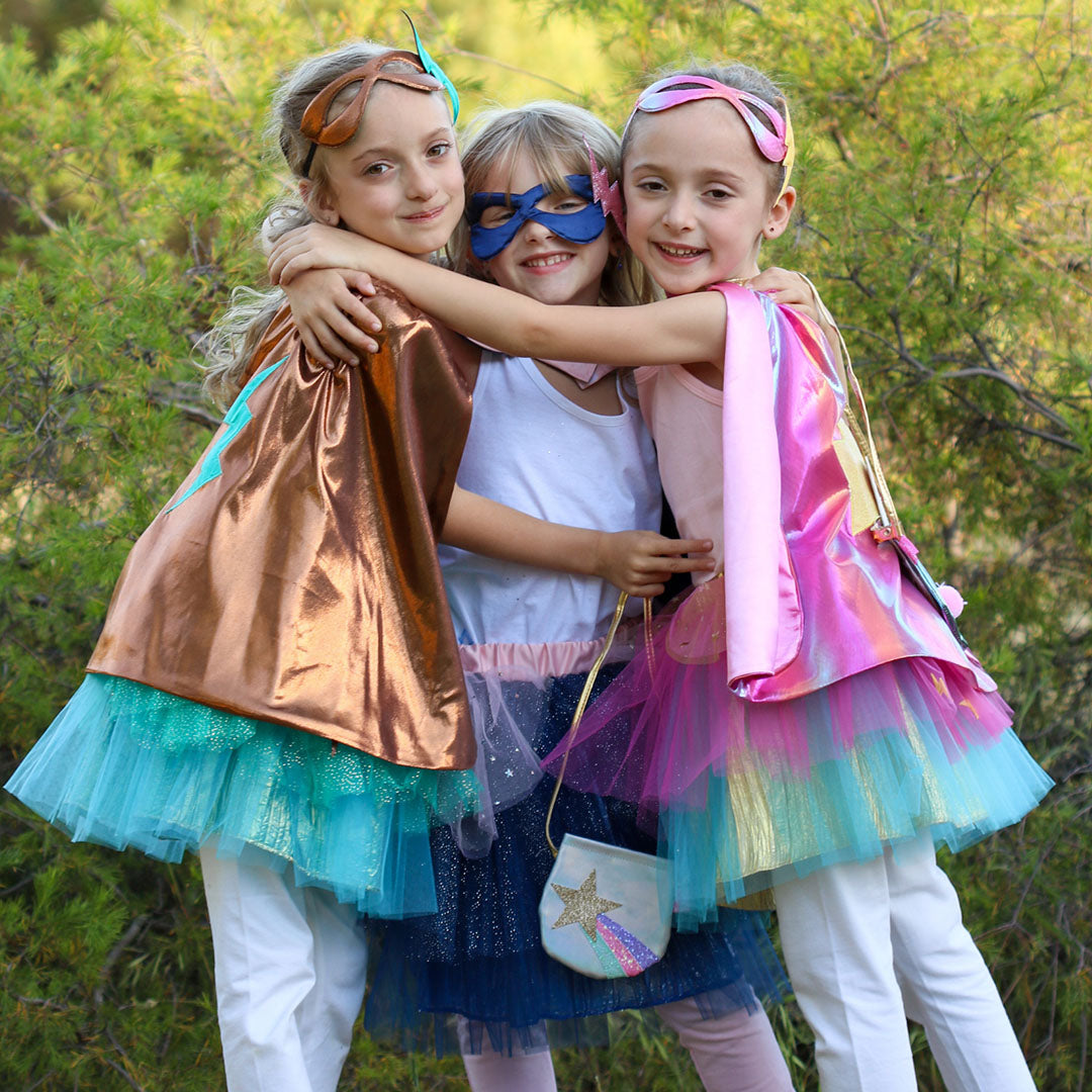 great pretenders verkleedset super-duper - pink gold - 4-6 jaar | 67855 | 5